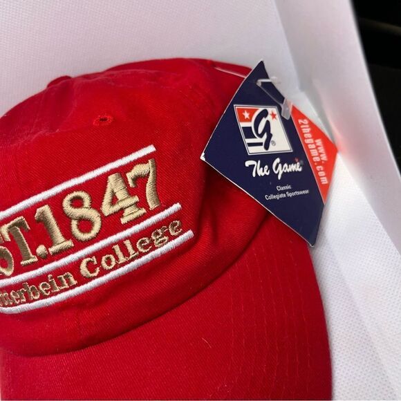 Otterbein University Cardinals Red “The Game” Adjustable‎ Hat Cap Cotton NWT - Picture 2 of 5